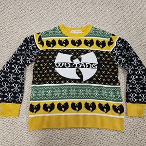 Adult Unisex Wu-Tang Clan Logo Ugly Christmas Sweater - Large